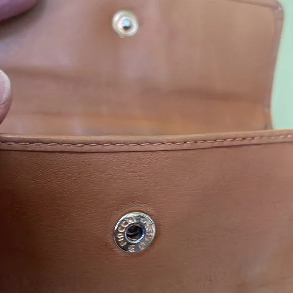 Vintage orange ten Fendi leather bifold wallet - Picture 12 of 13